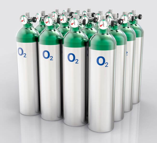 گاز اکسیژن ( O2 ) طبی و صنعتی